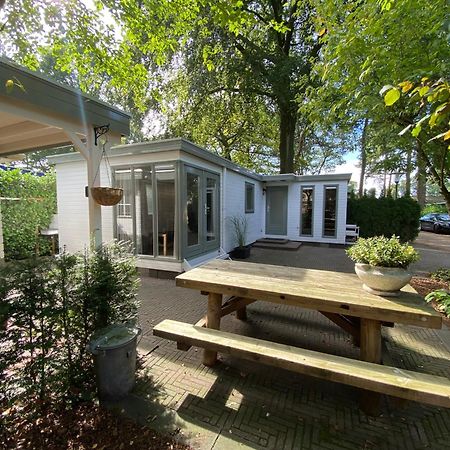 Sfeervol Boschalet 5 Persoons Met Sauna Voorthuizen Exteriör bild