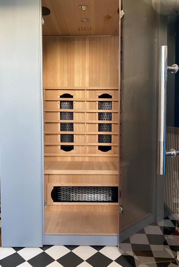 Sfeervol Boschalet 5 Persoons Met Sauna Voorthuizen Exteriör bild