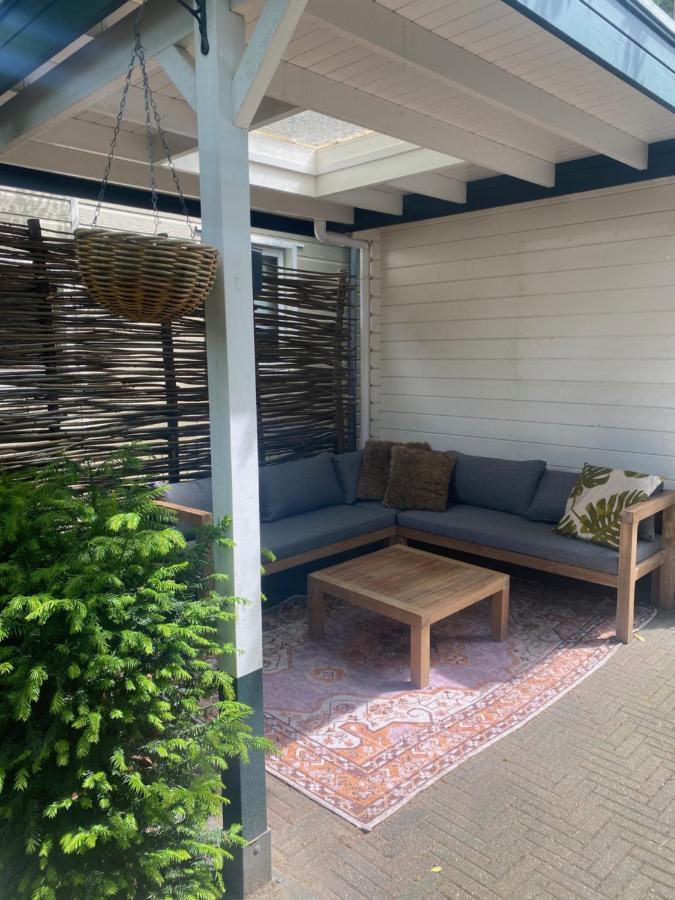 Sfeervol Boschalet 5 Persoons Met Sauna Voorthuizen Exteriör bild